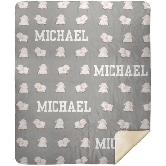 Personalized Blanket for Kids | Baby Lamb