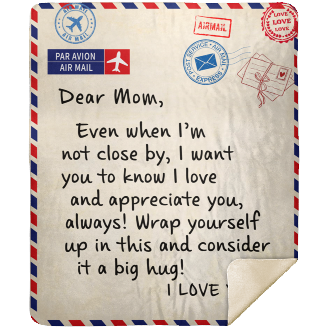 Dear Mom | Letter Blanket