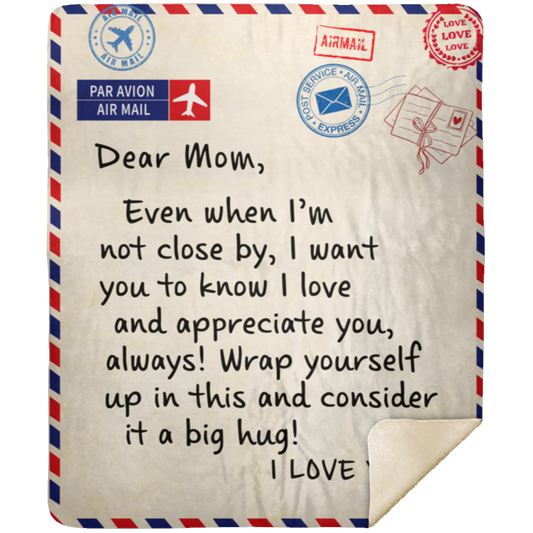 Dear Mom | Letter Blanket