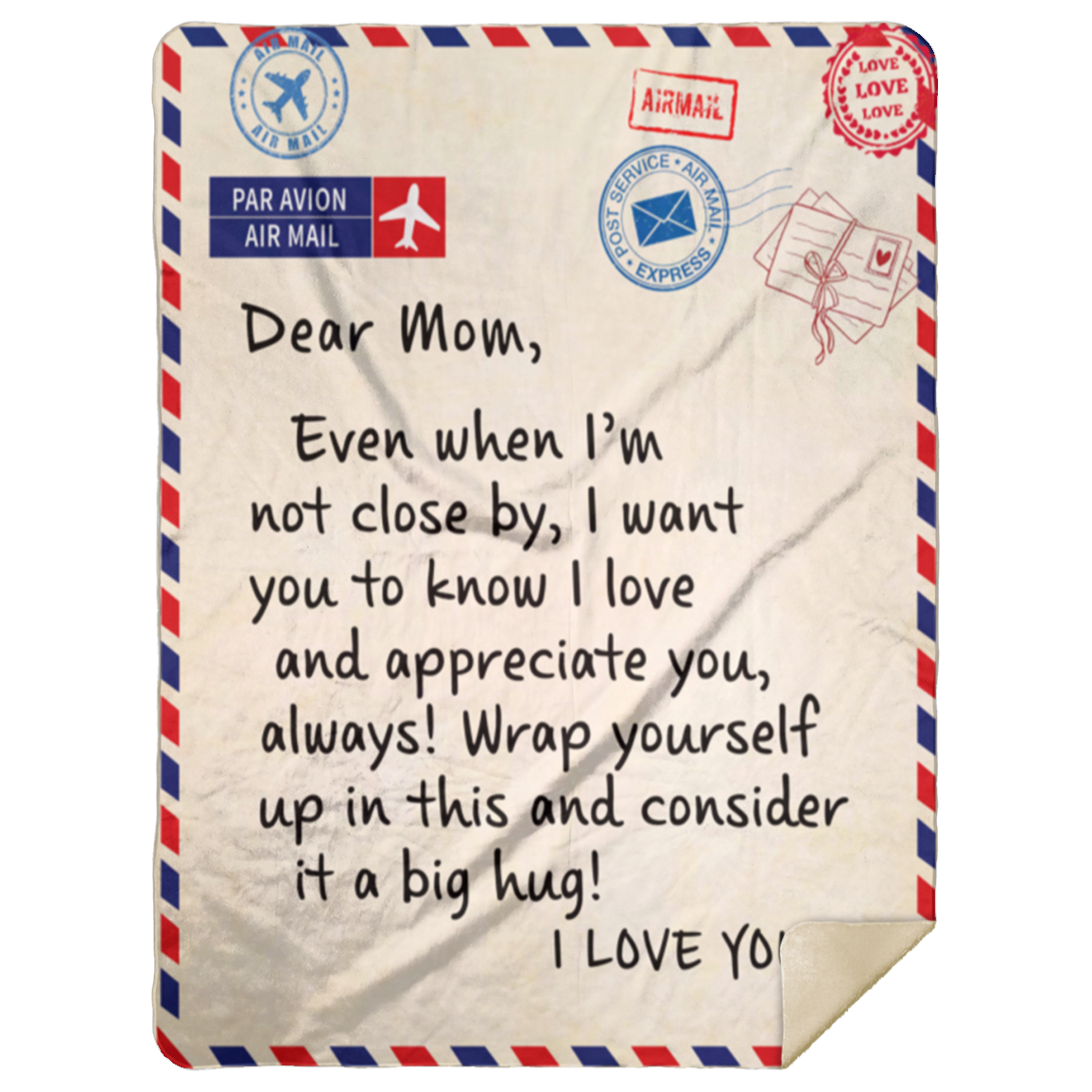 Dear Mom | Letter Blanket