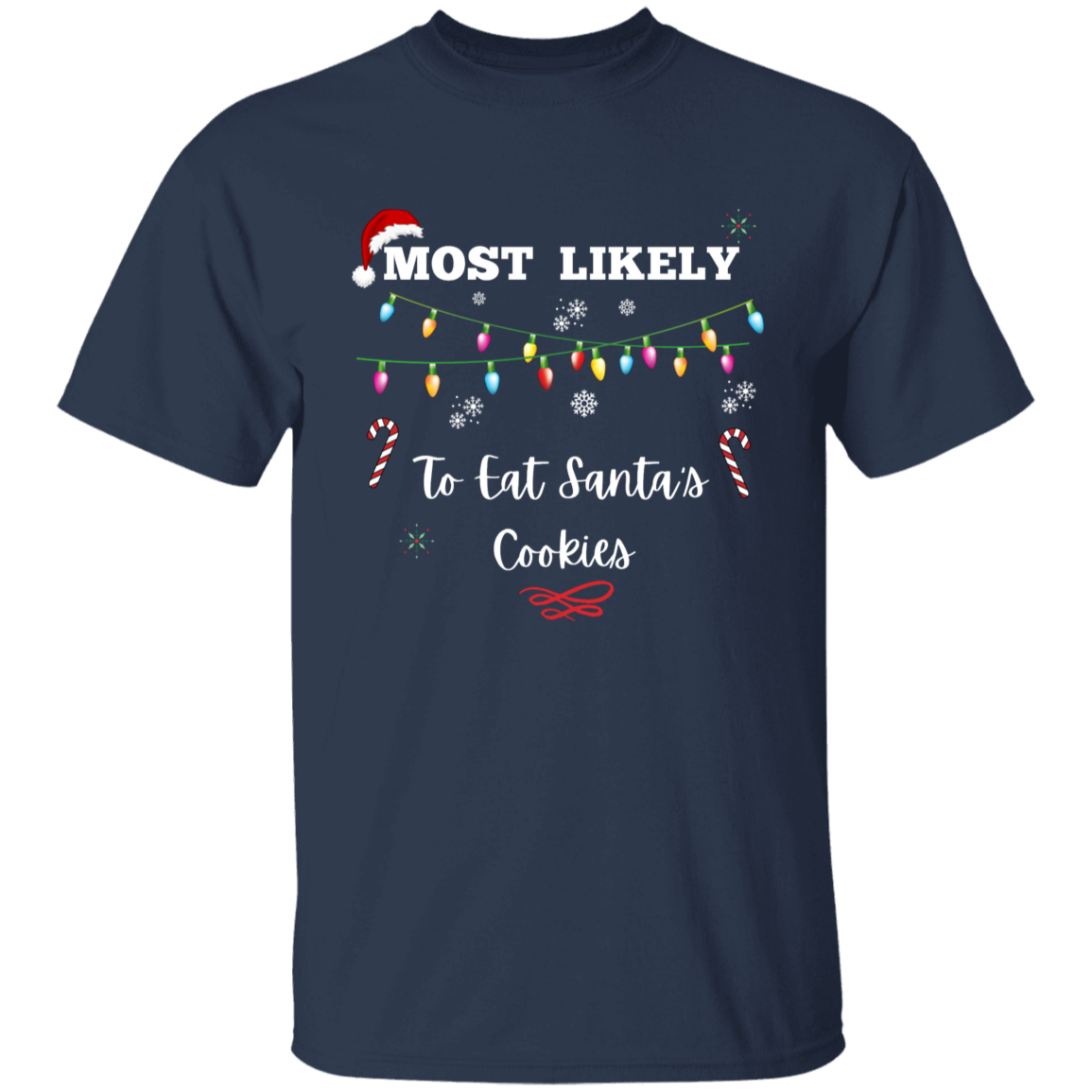 Youth Christmas T-Shirt | To Eat Santa's Cookies | To Trade Brother/Sister for Presents | To Get the Most Presents