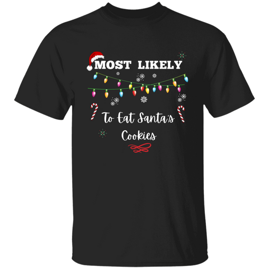 Youth Christmas T-Shirt | To Eat Santa's Cookies | To Trade Brother/Sister for Presents | To Get the Most Presents