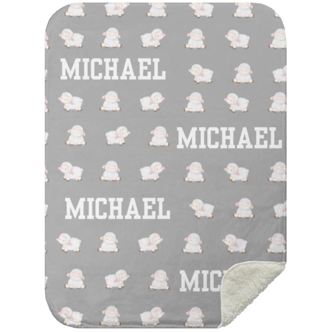 Personalized Blanket for Kids | Baby Lamb