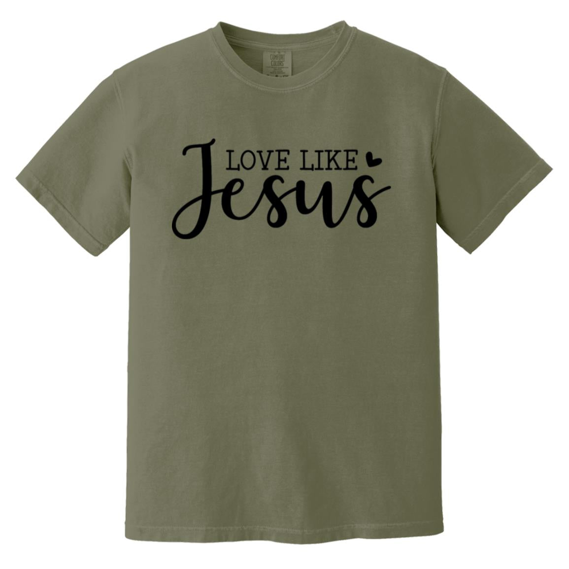 Love like Jesus Heavyweight Garment-Dyed T-Shirt