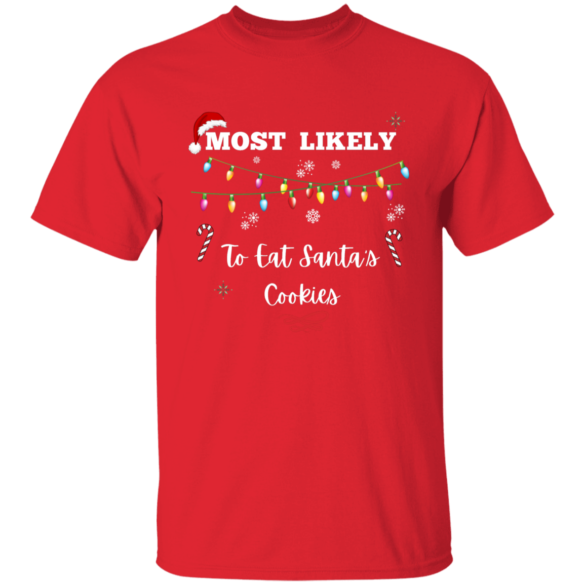 Youth Christmas T-Shirt | To Eat Santa's Cookies | To Trade Brother/Sister for Presents | To Get the Most Presents