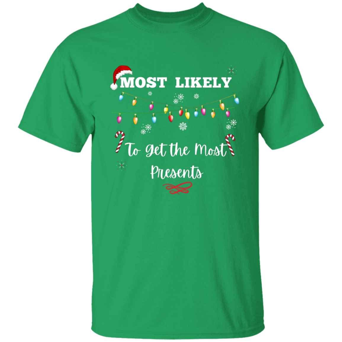 Youth Christmas T-Shirt | To Eat Santa's Cookies | To Trade Brother/Sister for Presents | To Get the Most Presents