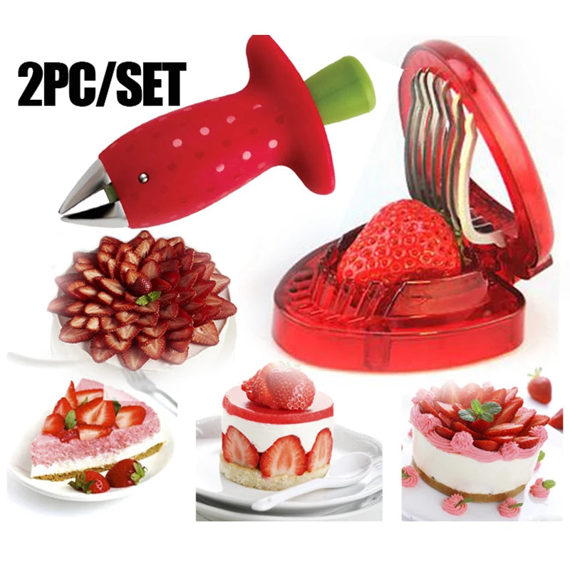 2pc/ Set  Strawberry Slicer