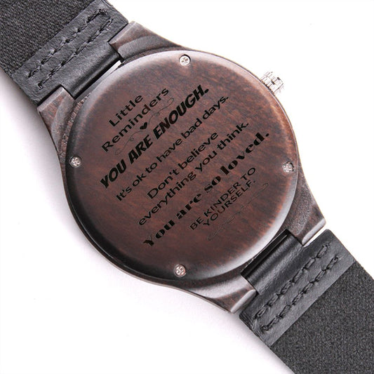 Engraved Wooden Watch | Little Reminders