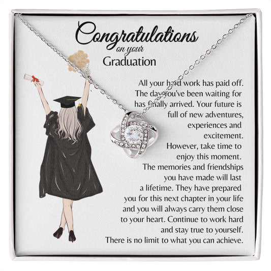 Congrats Grad | Love Knot Necklace
