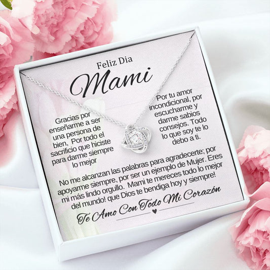 Feliz Dia Mami | Love Knot Necklace