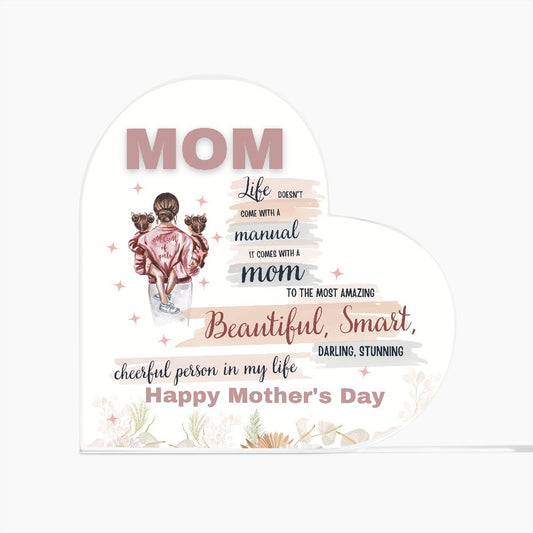 Acrylic Plaque for Mom