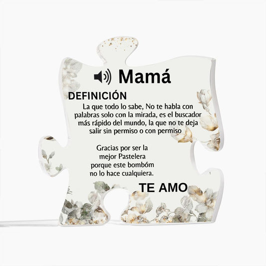 Placa Divertida para Mamá