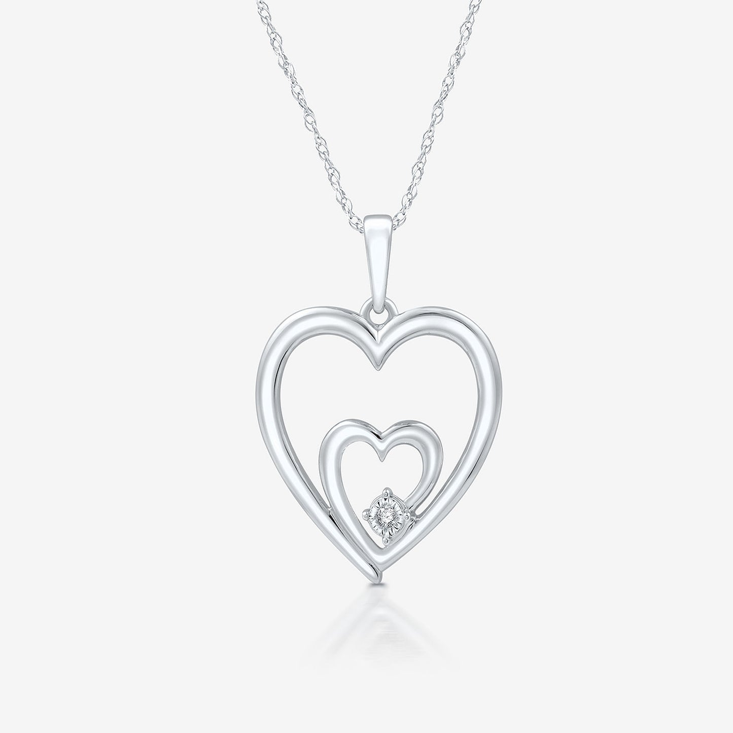 Para el Amor de mi Vida | Heart Diamond Accent