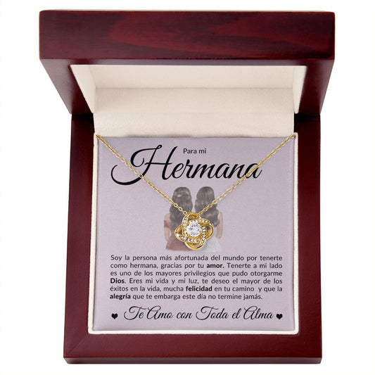 Hermana | Love Knot Necklace